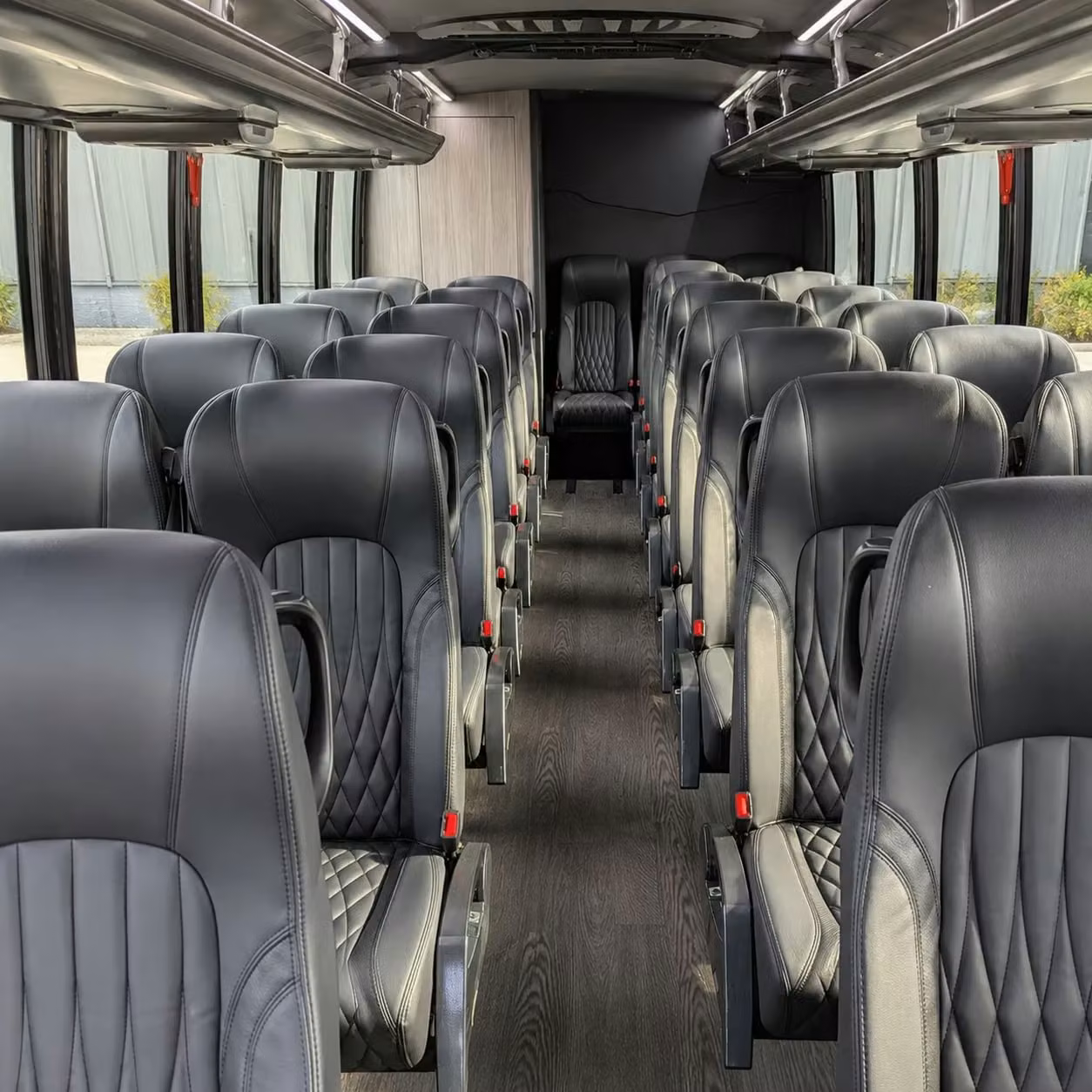 28 passenger minibus inside