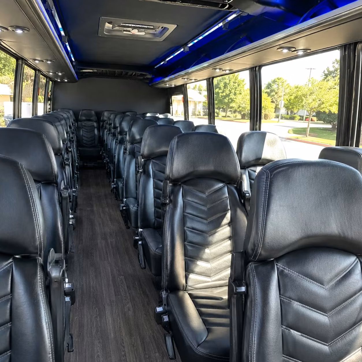 30 passenger minibus interior