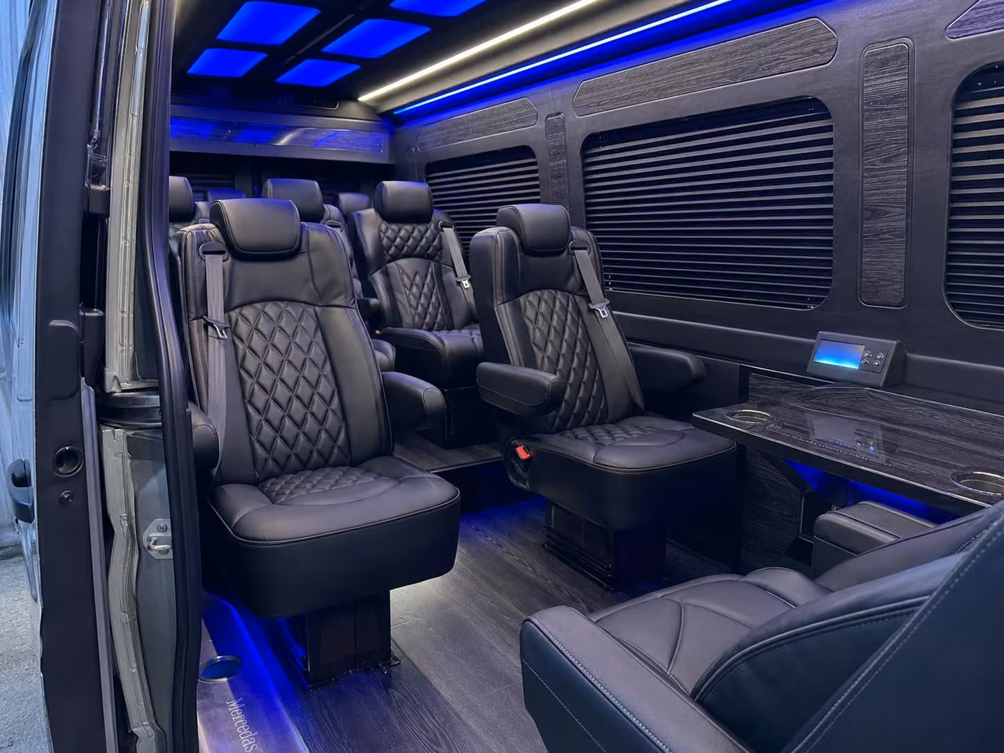 sprinter van transportation for groups and events across upland