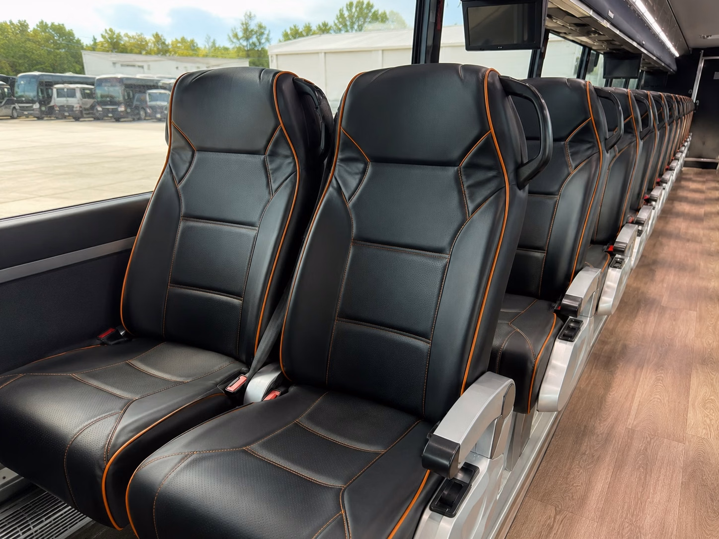 upland 56 passenger charter bus rental