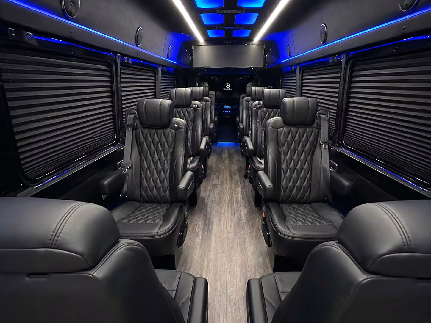 upland sprinter van rental with driver